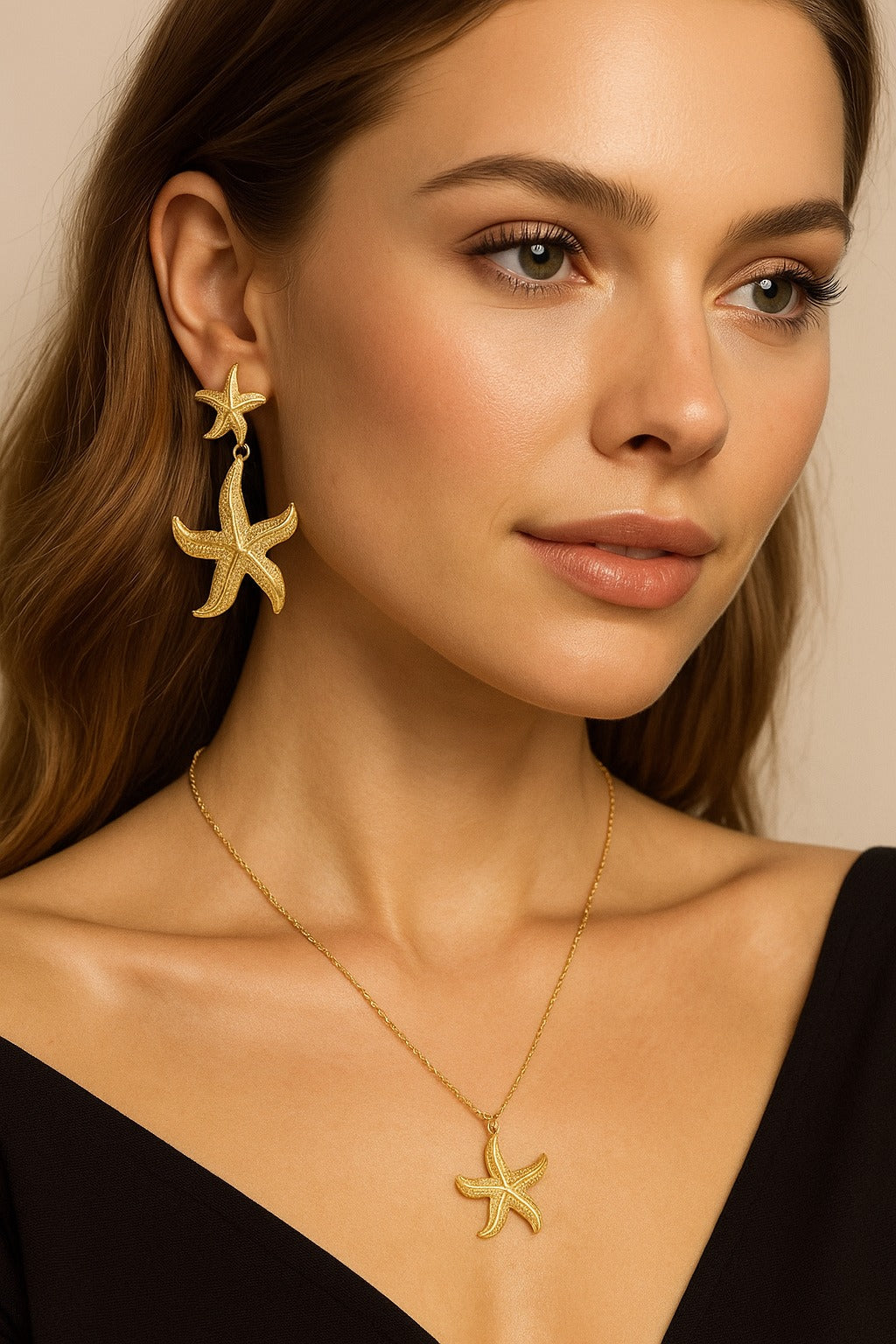 Starfish Jewelry Set